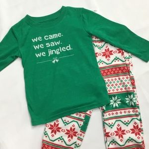 We Jingled Toddler Christmas 2Pc. PJs Size 2T NEW